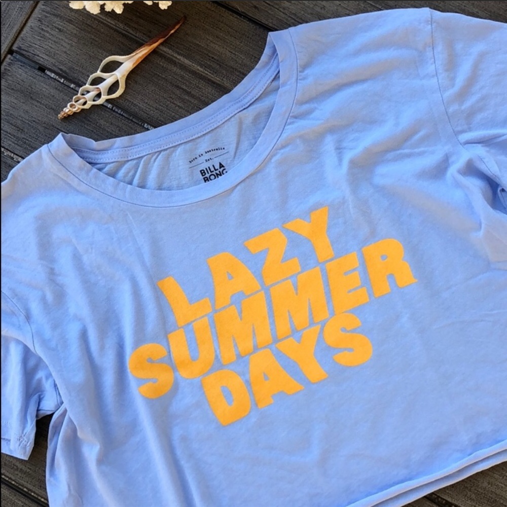 🌴🔆BILLABONG- LAZY SUMMER CROP TEE🔆🌴 - Picture 7 of 10